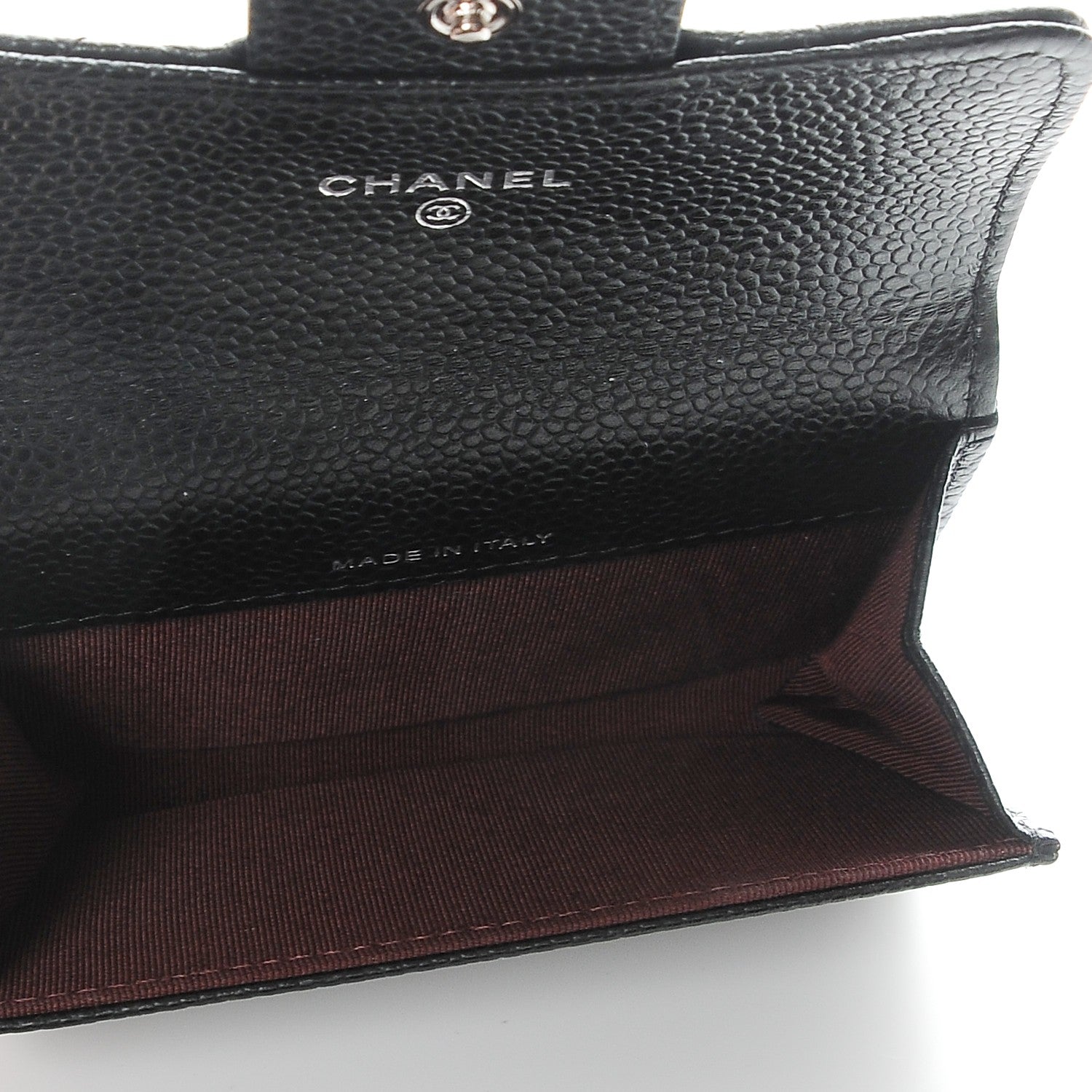 Chanel Caviar Quilted Coin Purse Black 5 of 8