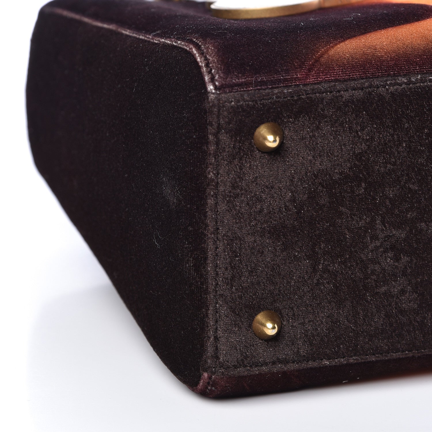 Christian Dior x Friedrich Kunath Velvet Medium Lady Dior Multicolor 9 of 14