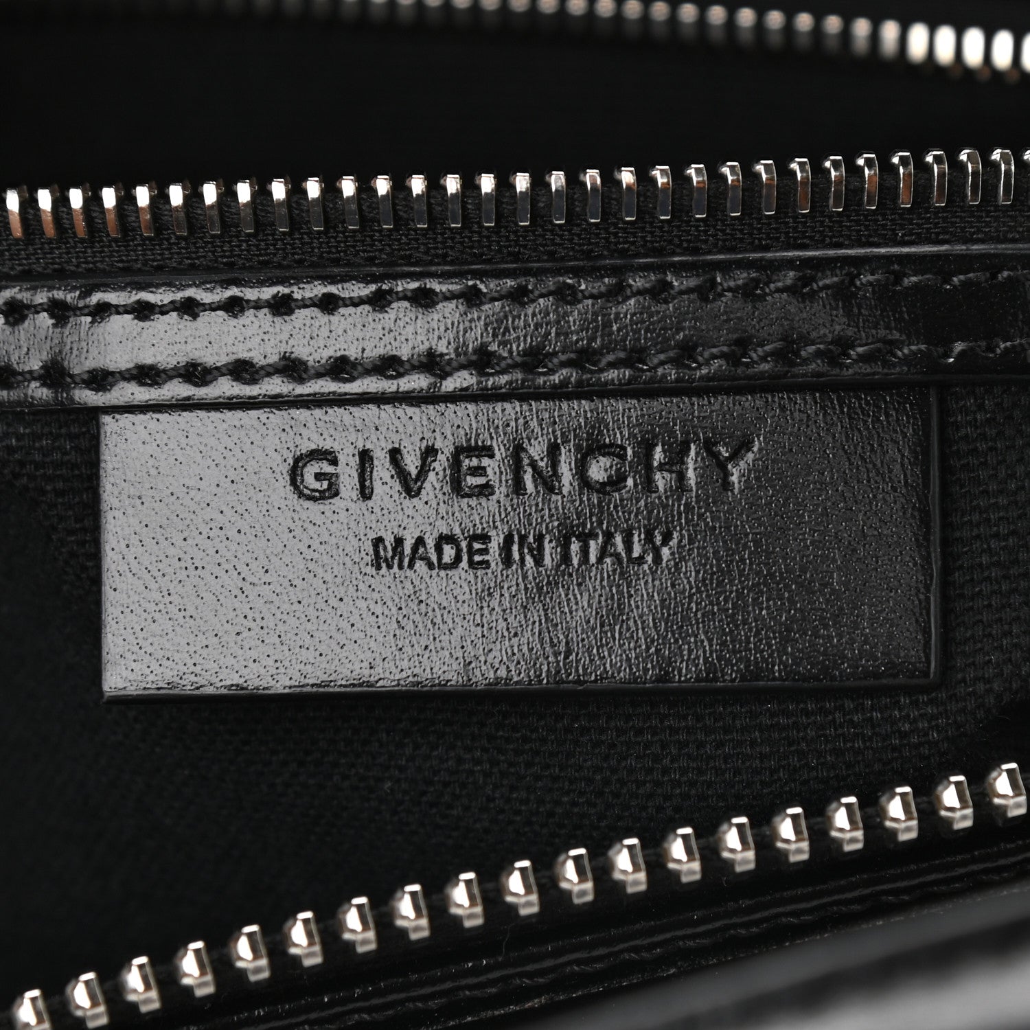 Givenchy Shiny Lord Calfskin Small Antigona Black 6 of 10