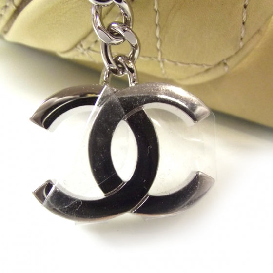 Lambskin Edgy Tote Beige