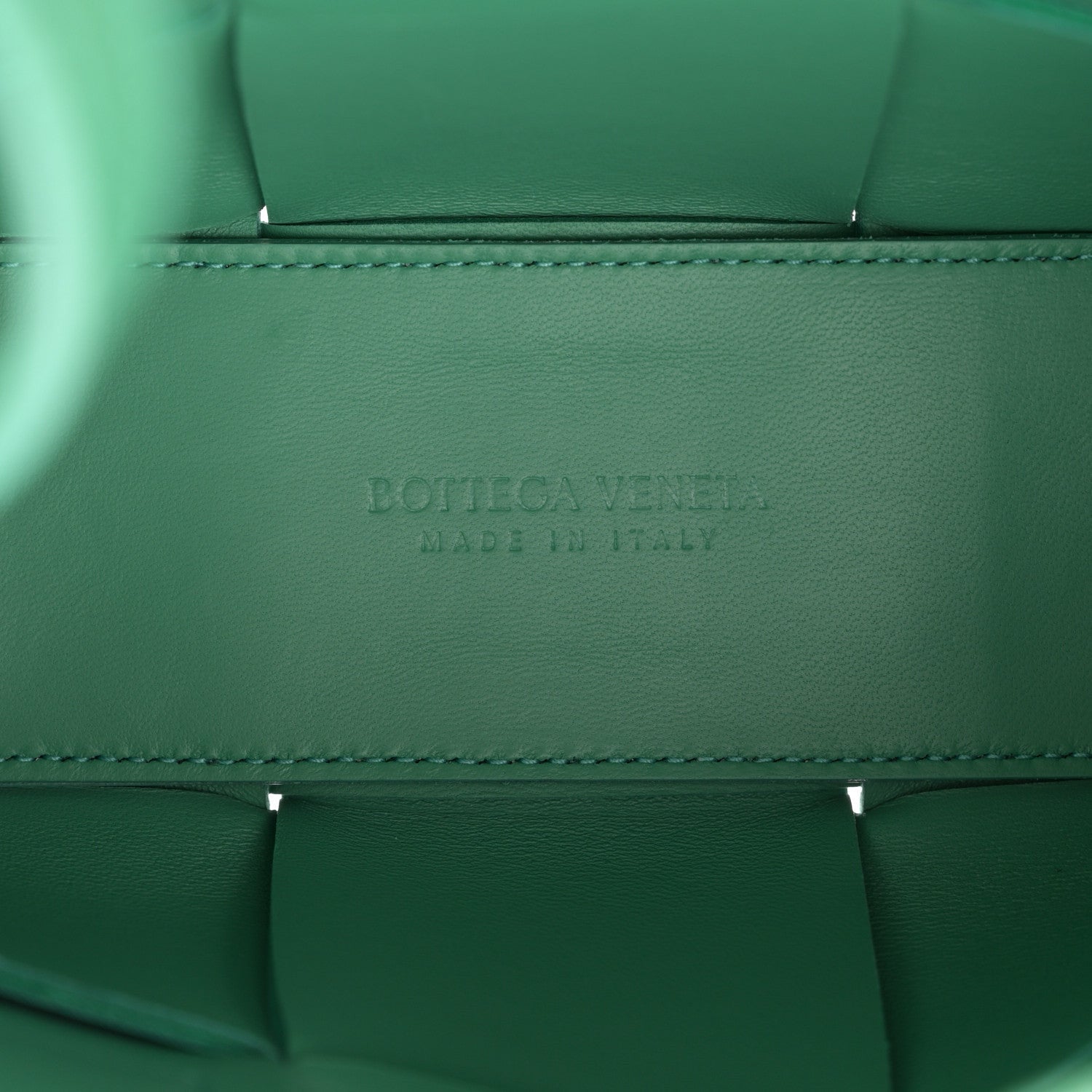 Bottega Veneta Nappa Maxi Intreccio Mini Arco Tote Green 6 of 7