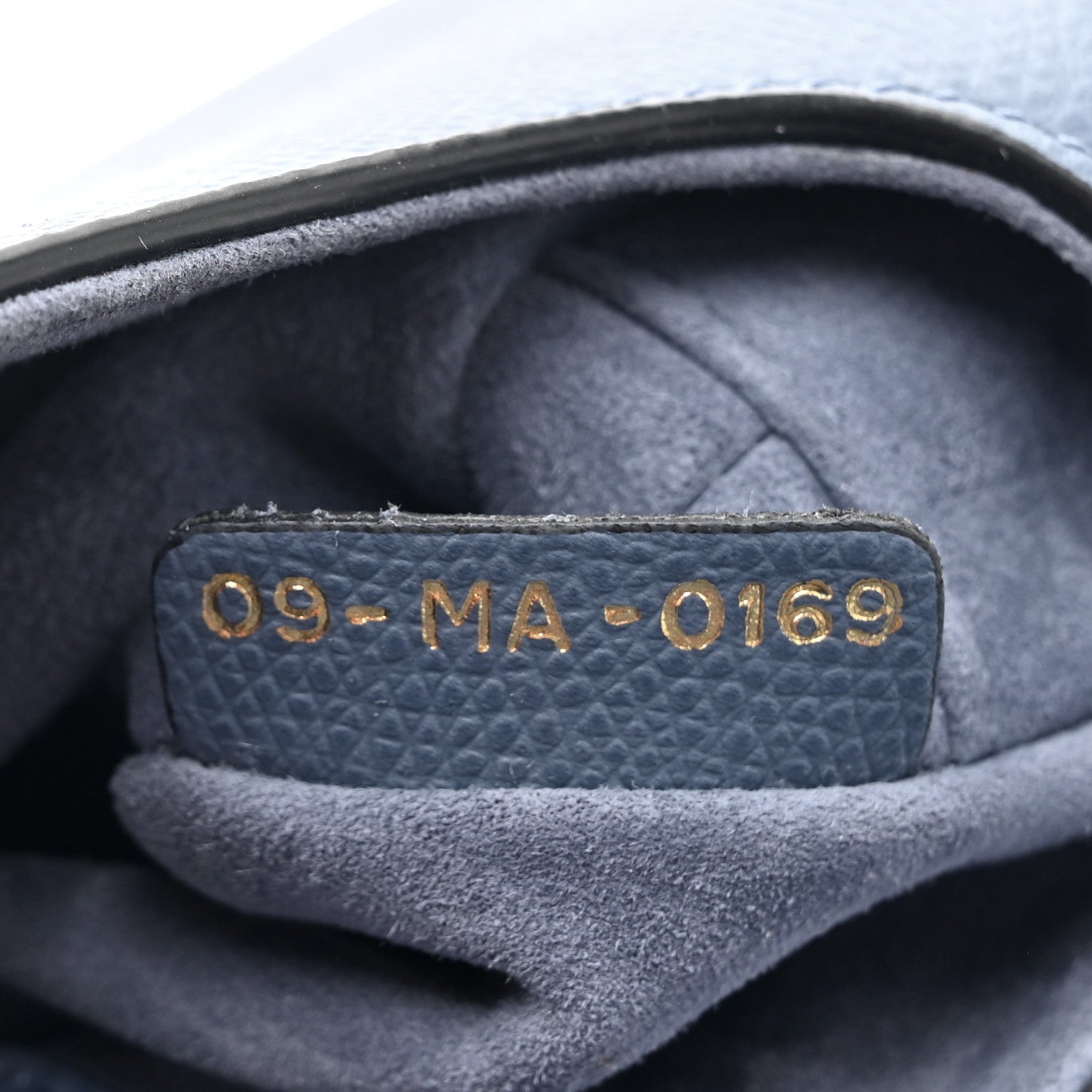 Christian Dior Grained Calfskin Mini Saddle Bag Sky Blue 7 of 11