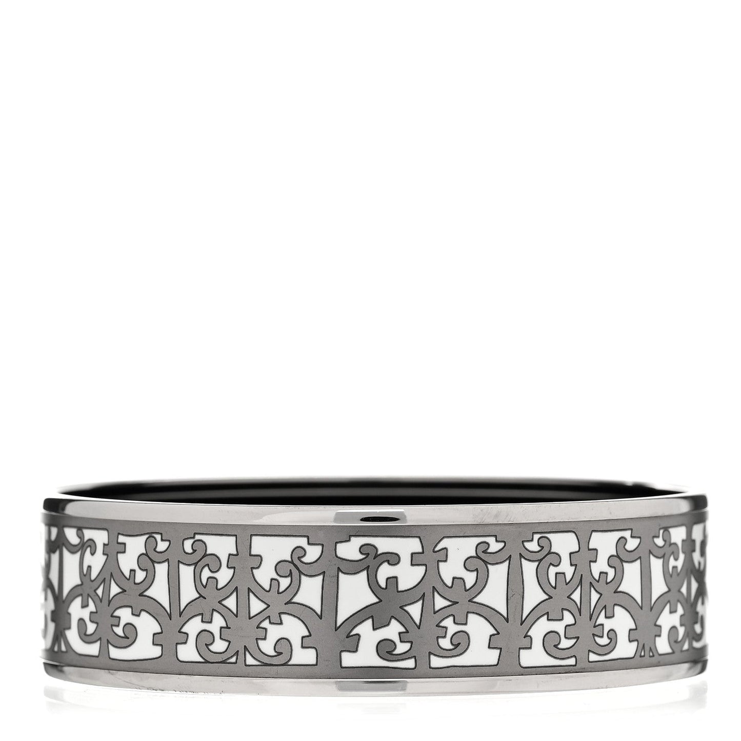 Enamel Printed Wide Balcons du Guadalquivir Bracelet 70 Silver