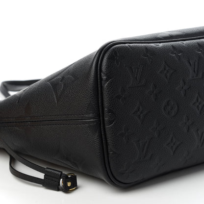 Louis Vuitton Empreinte Monogram Giant Neverfull MM Black 6 of 10