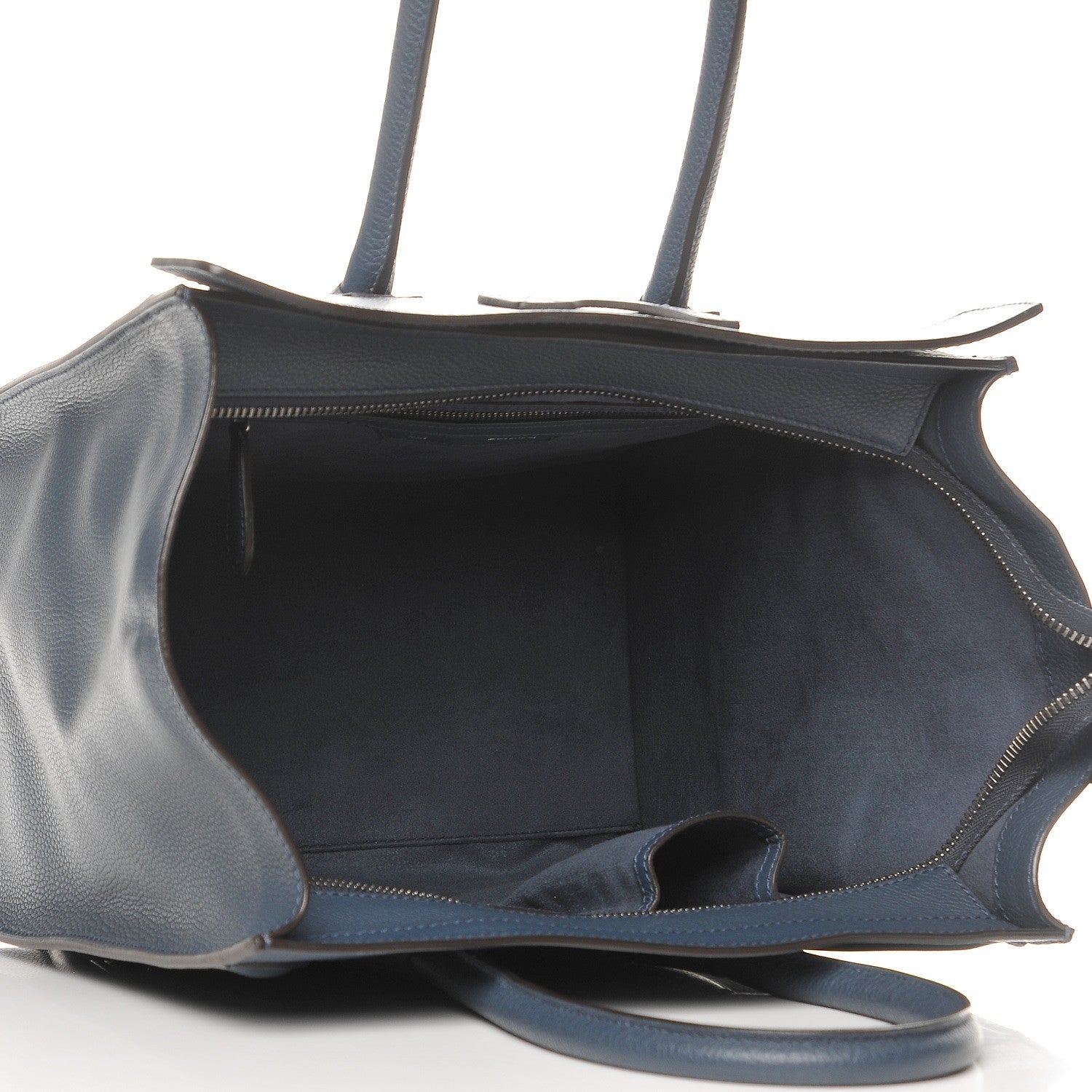 Celine Drummed Calfskin Mini Luggage Orage 5 of 8