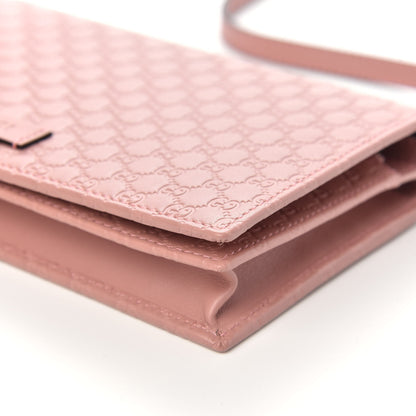 Gucci Microguccissima Crossbody Wallet Soft Pink 8 of 9