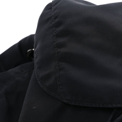 Prada Tessuto Nylon Saffiano Vela Medium Backpack  Black 6 of 7