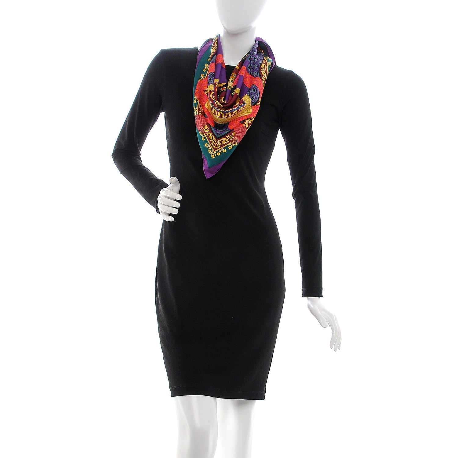 Hermes Silk Brins D'Or Scarf 90 2 of 8