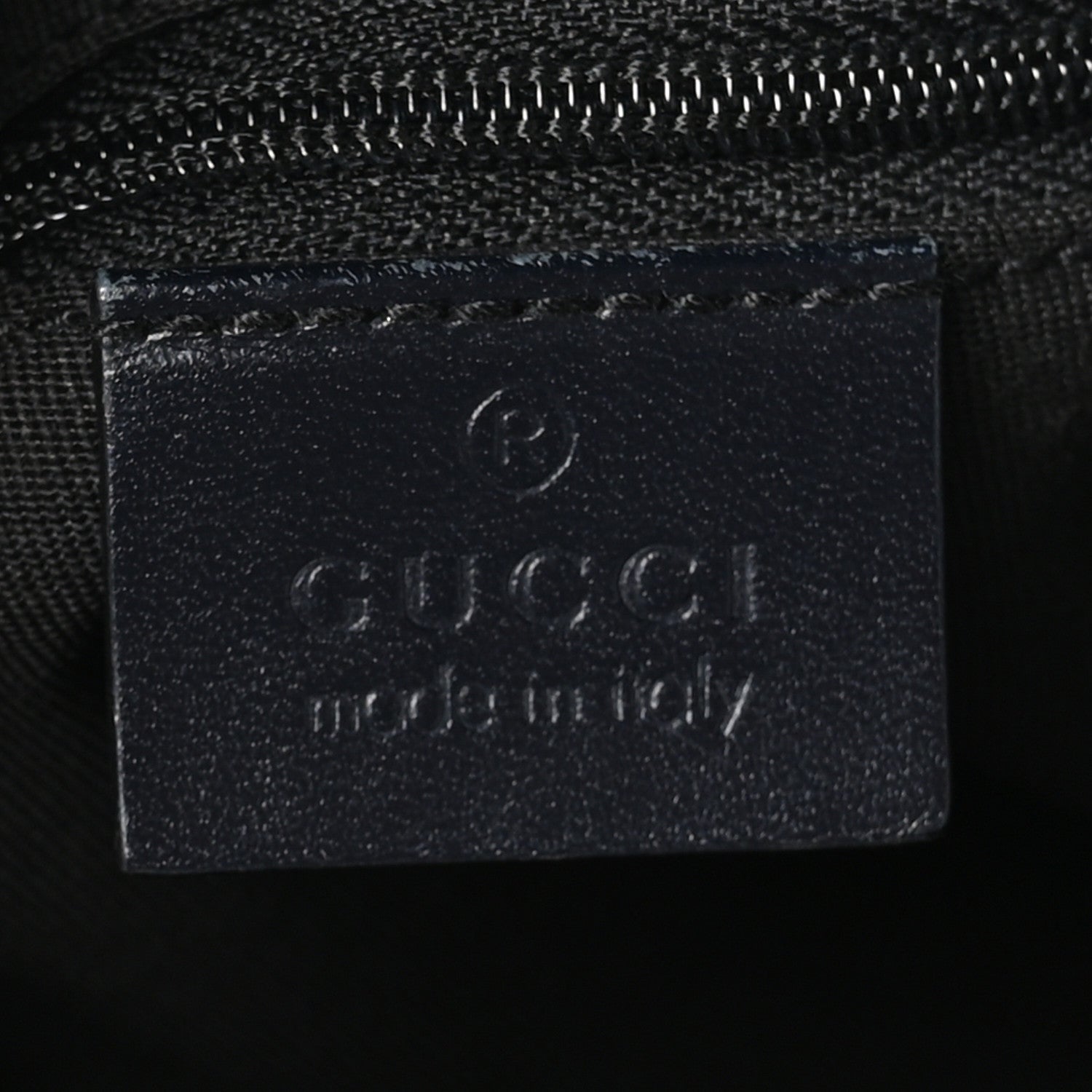 Gucci GG Supreme Monogram Web Flat Messenger Bag Navy 6 of 10