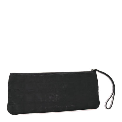 Chanel Nylon Travel Ligne Zip Wristlet Black 3 of 6