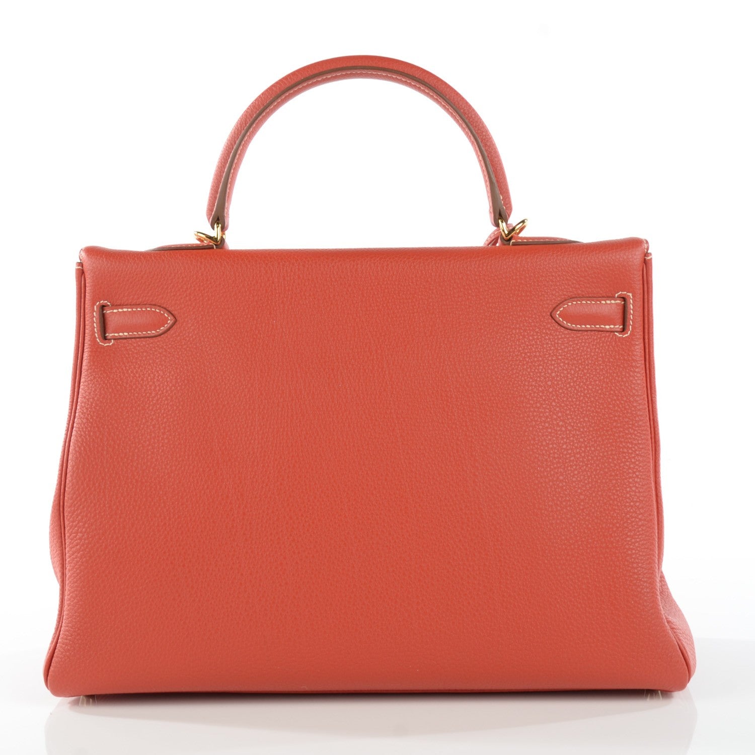 Hermes Togo Kelly Retourne 35 Sanguine 8 of 17