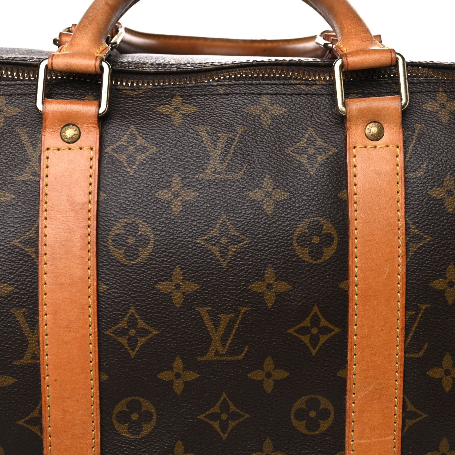 Louis Vuitton Monogram Keepall Bandouliere 55 17 of 31