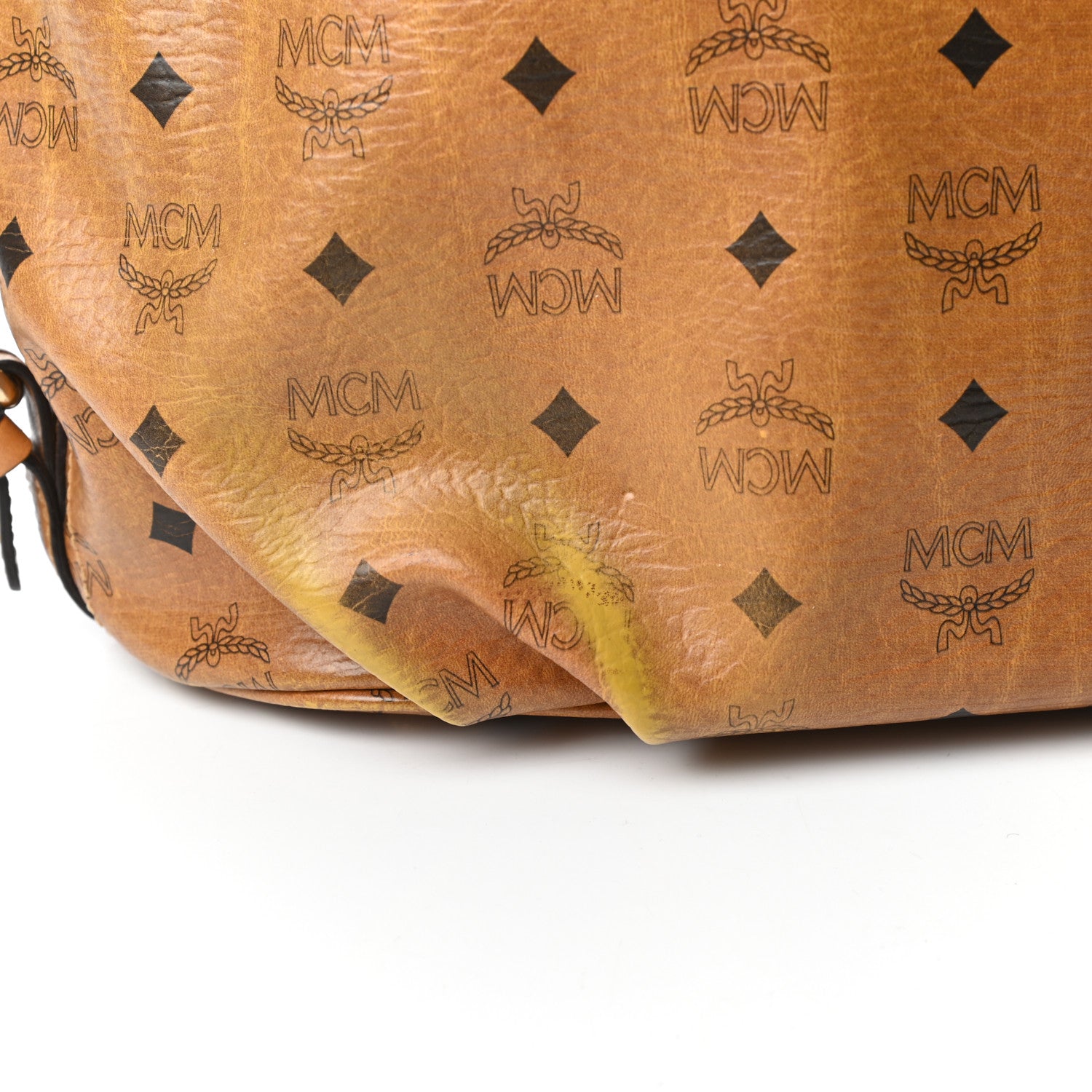 MCM Visetos Hobo Cognac 9 of 10