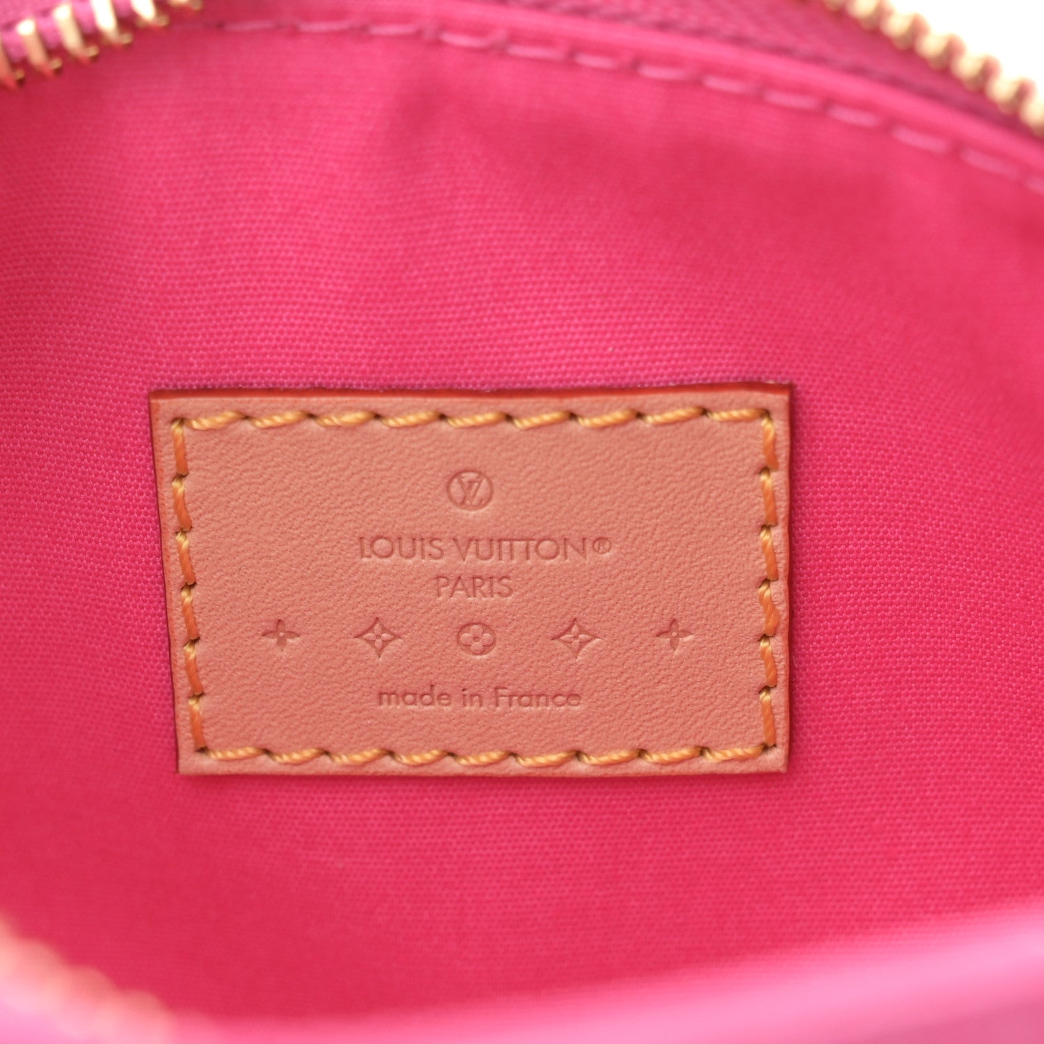 Louis Vuitton Vernis Monogram Nano Speedy Neon Pink 6 of 9