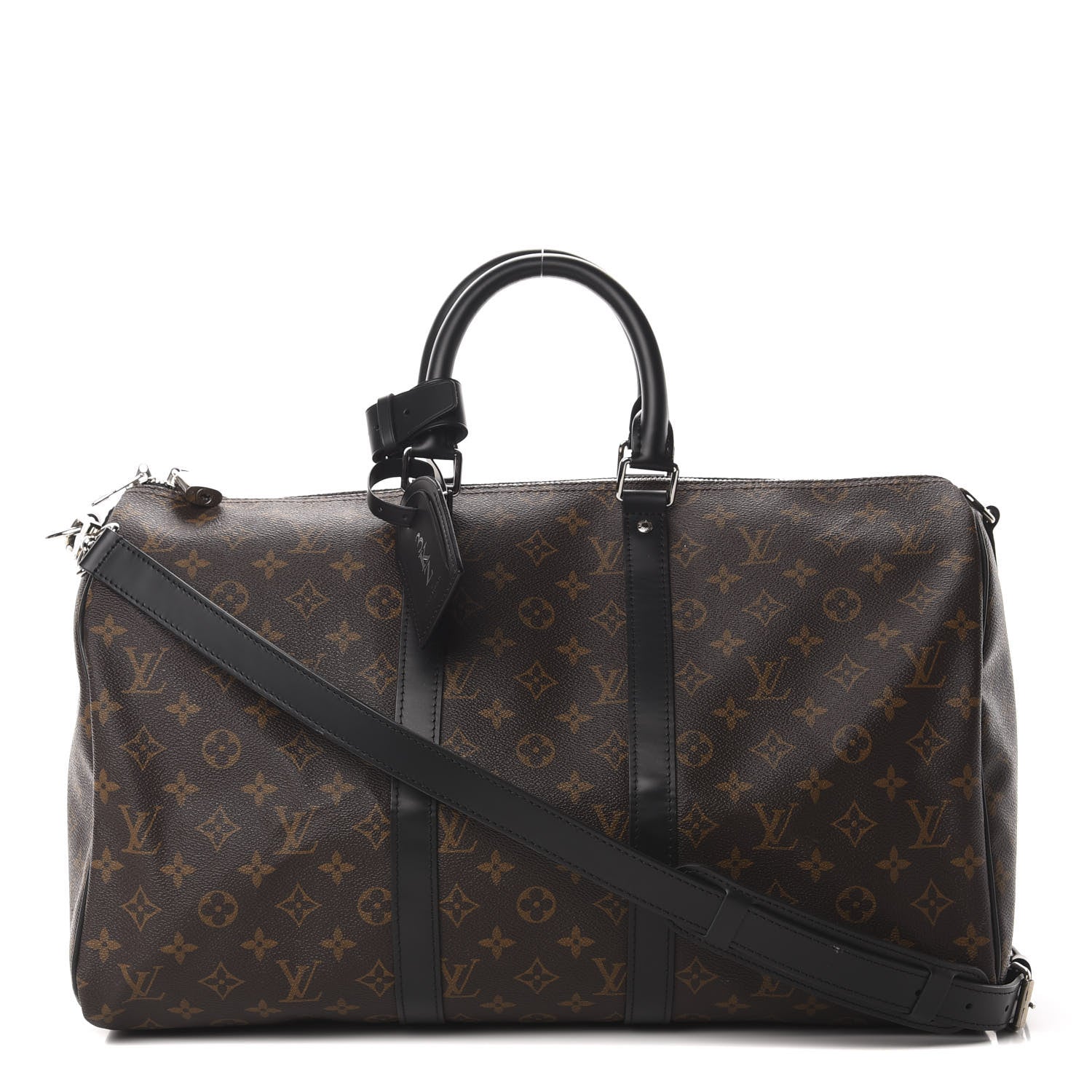 Louis Vuitton Monogram Macassar Keepall Bandouliere 45 1 of 12