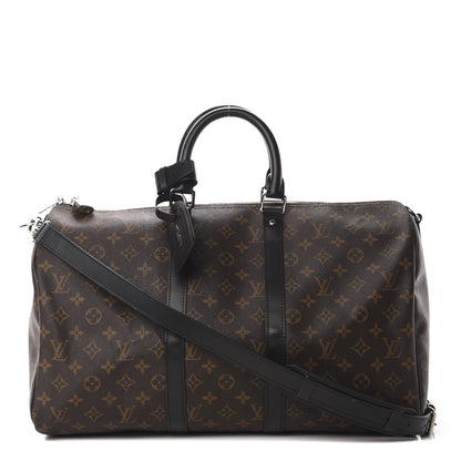Louis Vuitton Monogram Macassar Keepall Bandouliere 45 1 of 12