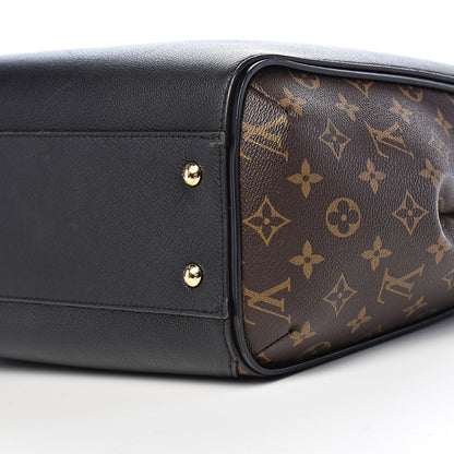 Louis Vuitton Calfskin Monogram Kimono Tote Black 12 of 13