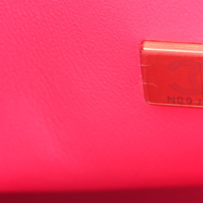 Chanel Caviar Quilted Medium Double Flap Dark Pink 7 of 11