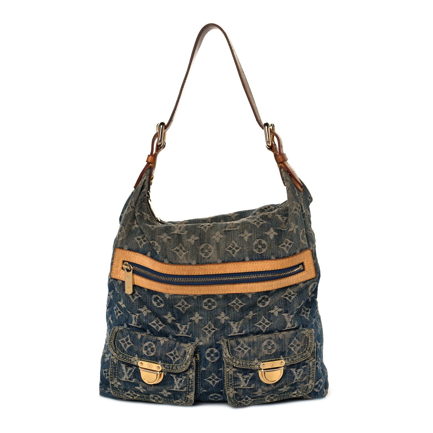 Louis Vuitton Denim Baggy GM Blue 1 of 10