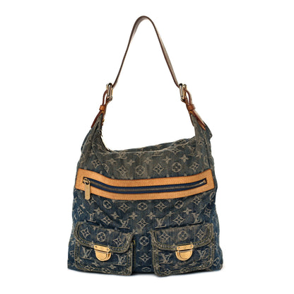 Louis Vuitton Denim Baggy GM Blue 1 of 10