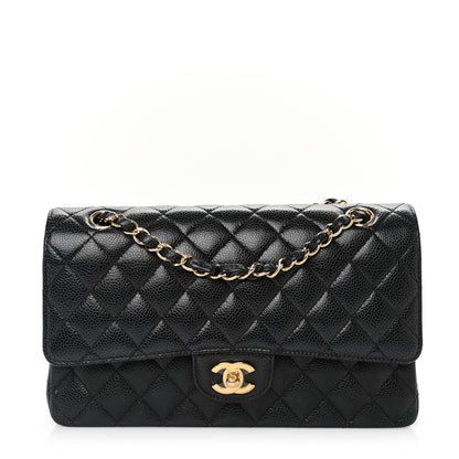 Chanel Caviar Quilted Medium Double Flap Black 1 of 9