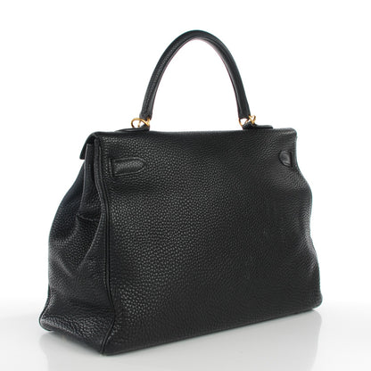 Hermes Togo Kelly Retourne 35 Black 3 of 23