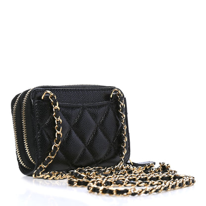 Chanel Caviar Quilted Miss Coco Clutch With Chain Black 2 of 5