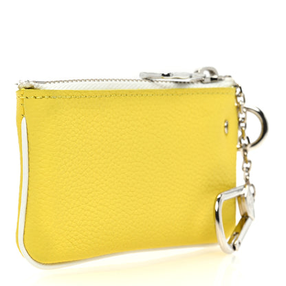Louis Vuitton Calfskin Everyday LV Key Pouch Jaune 3 of 6