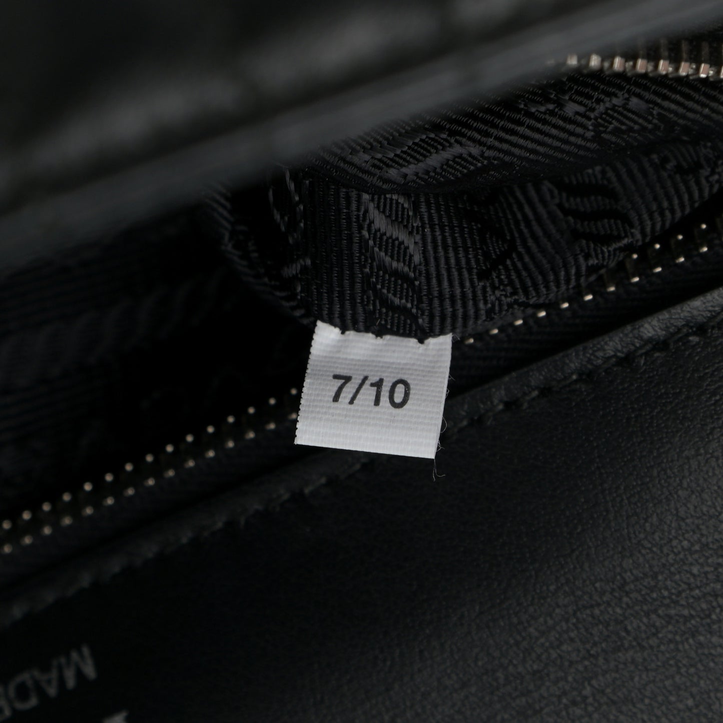 Soft Calfskin Impunture Diagramme Medium Chain Flap Shoulder Bag Black