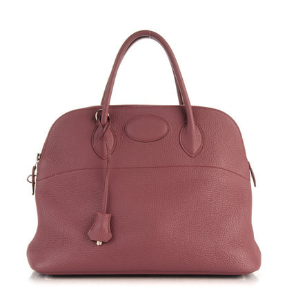 Hermes Taurillon Clemence Bolide 35 Bois De Rose 1 of 9