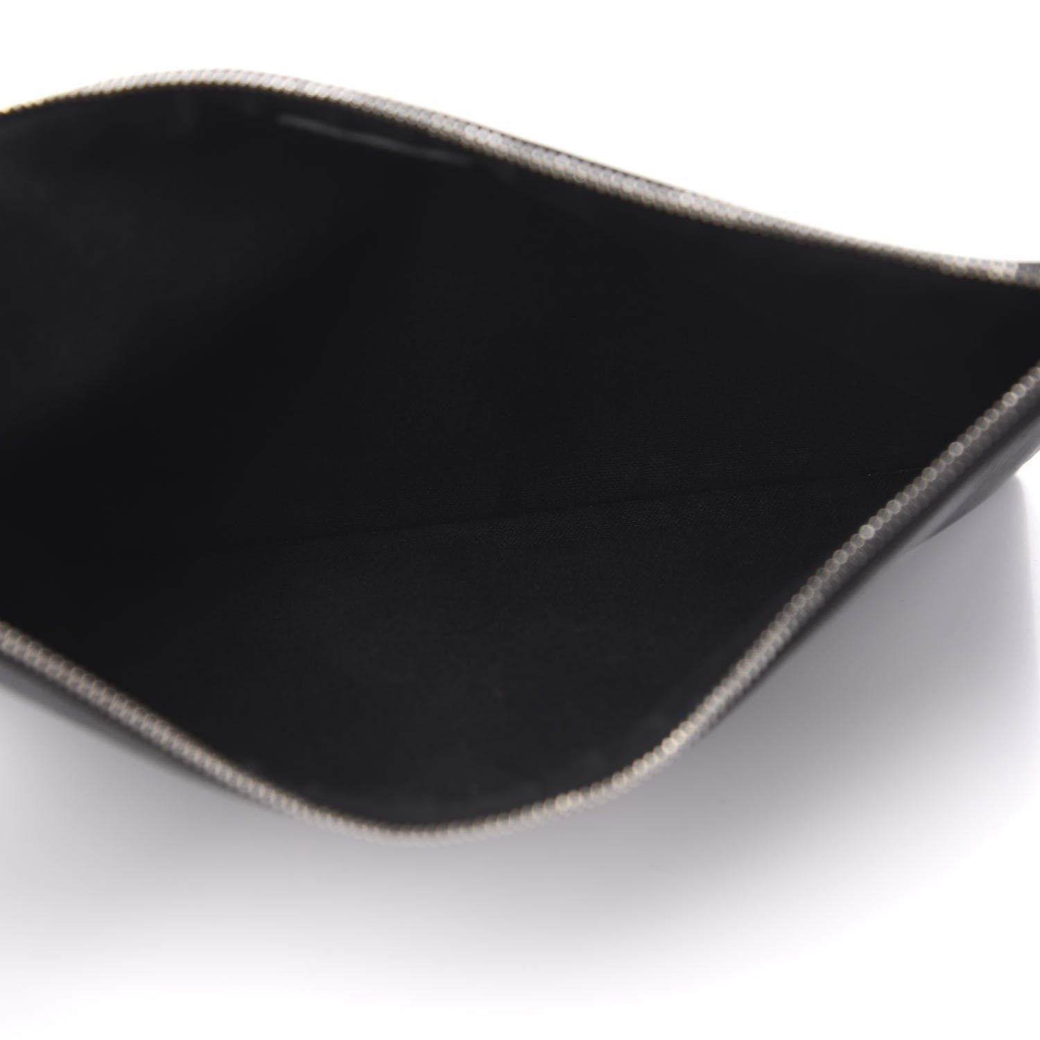 Givenchy Texutured Coated Canvas Rottweiler Print Medium Cosmetic Pouch Black 5 of 8