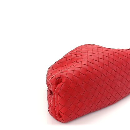 Bottega Veneta Nappa Maxi Intrecciato The Pouch Oversized Clutch Bright Red 7 of 9