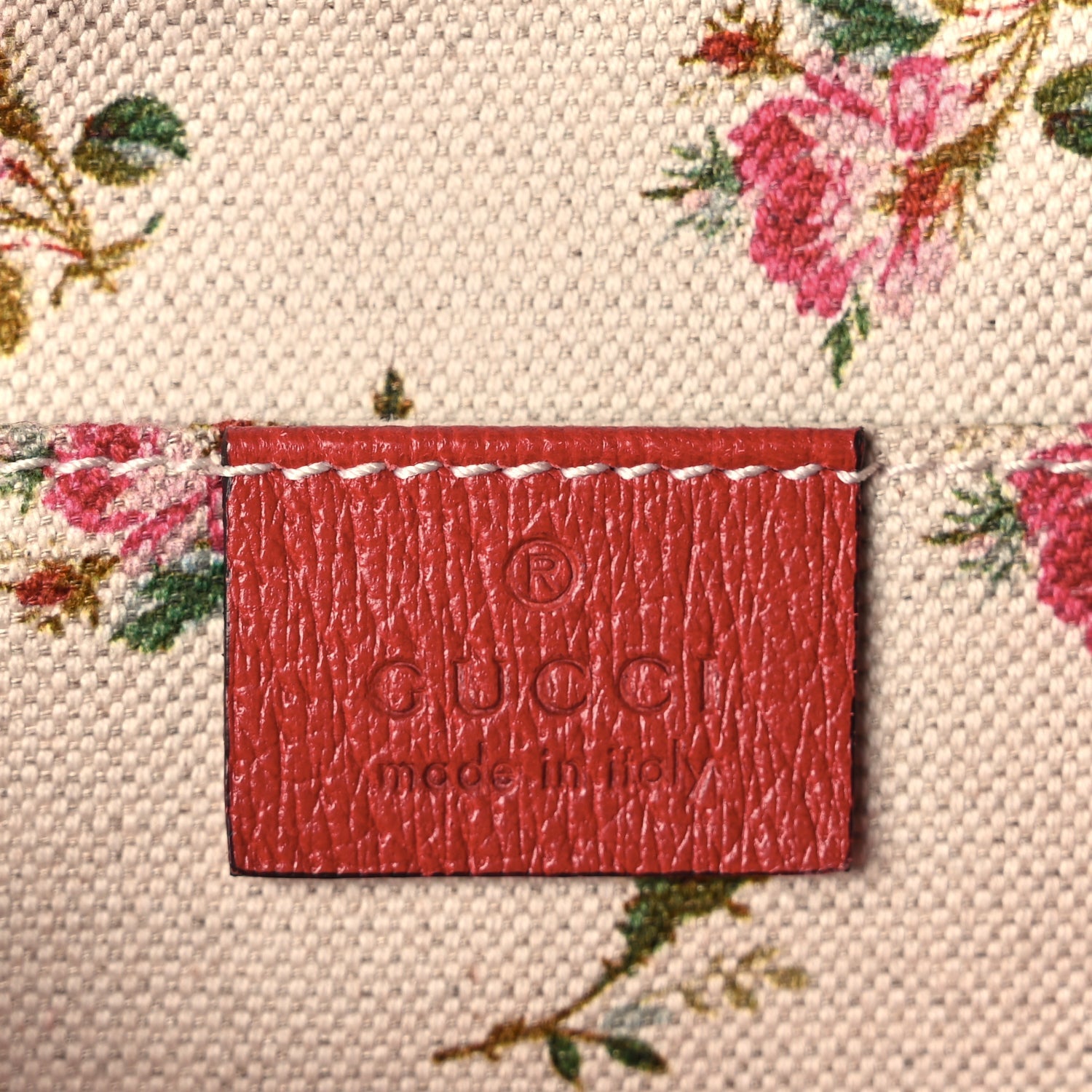 Gucci GG Supreme Monogram Web Neo Vintage Shoulder Bag Beige Red 5 of 10