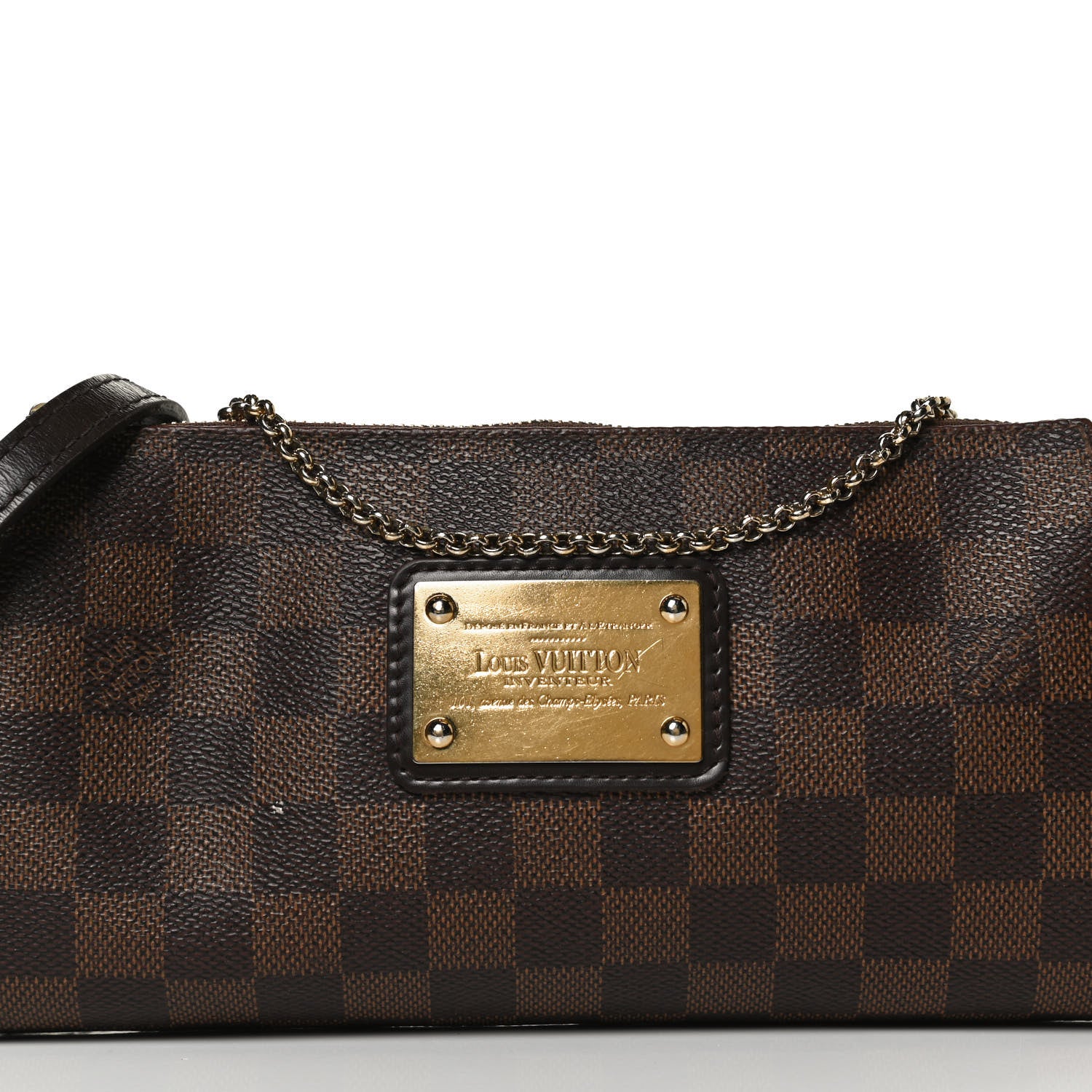 Louis Vuitton Damier Ebene Eva Clutch 14 of 15