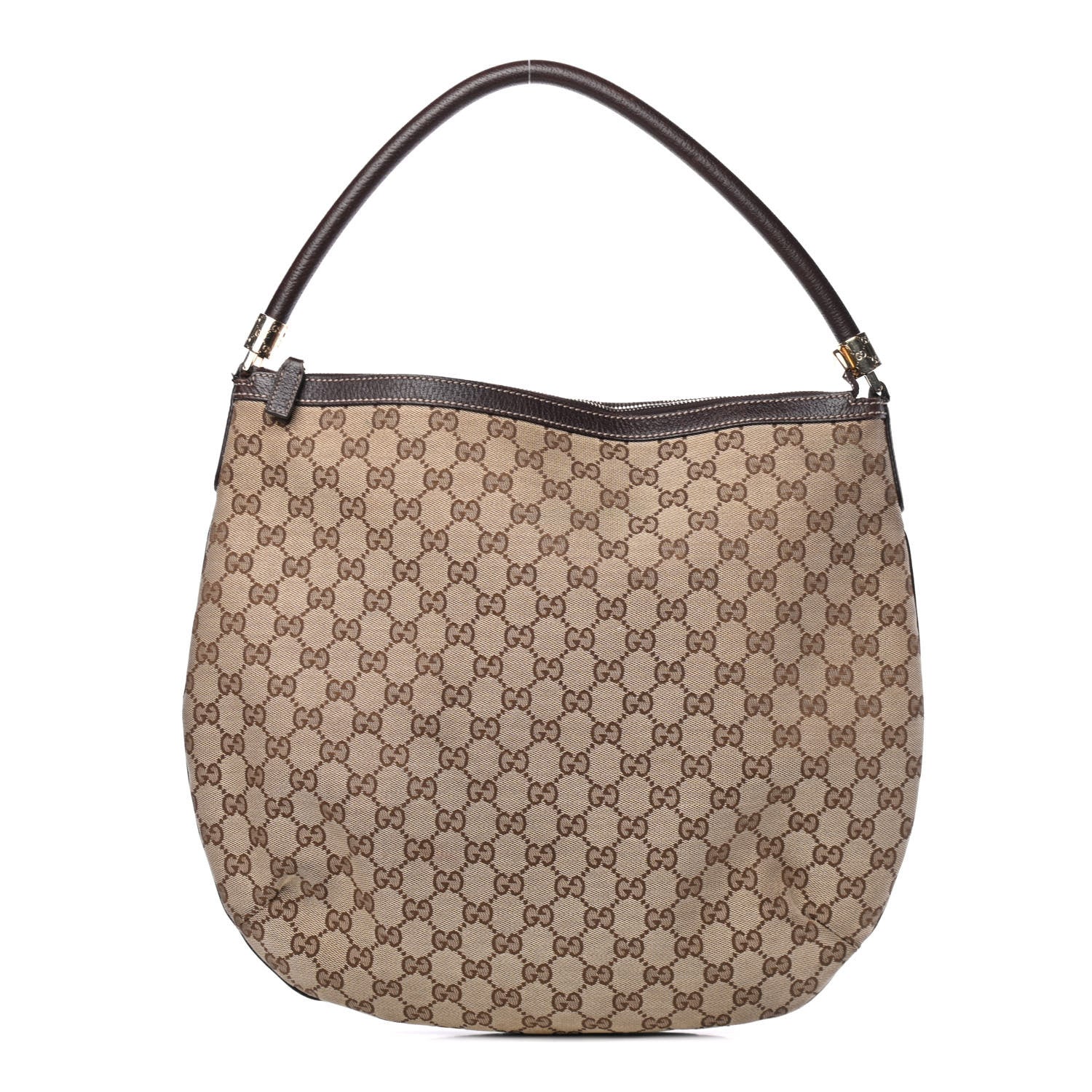 Gucci Monogram Hobo Dark Brown 1 of 4