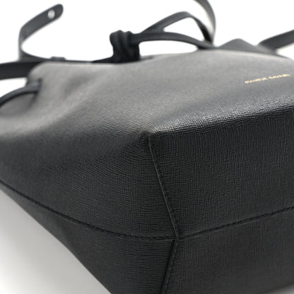 Mansur Gavriel Saffiano Mini Bucket Bag Black 11 of 15