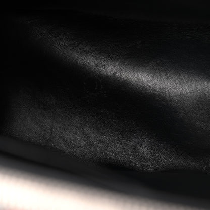 Prada Saffiano Baiadera Striped Medium Galleria Double Zip Tote Black Fuoco White 12 of 12