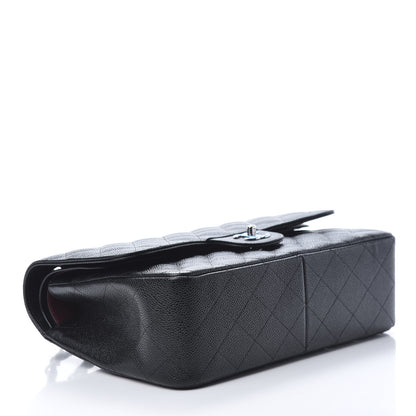 Chanel Caviar Quilted Jumbo Double Flap Black 4 of 12