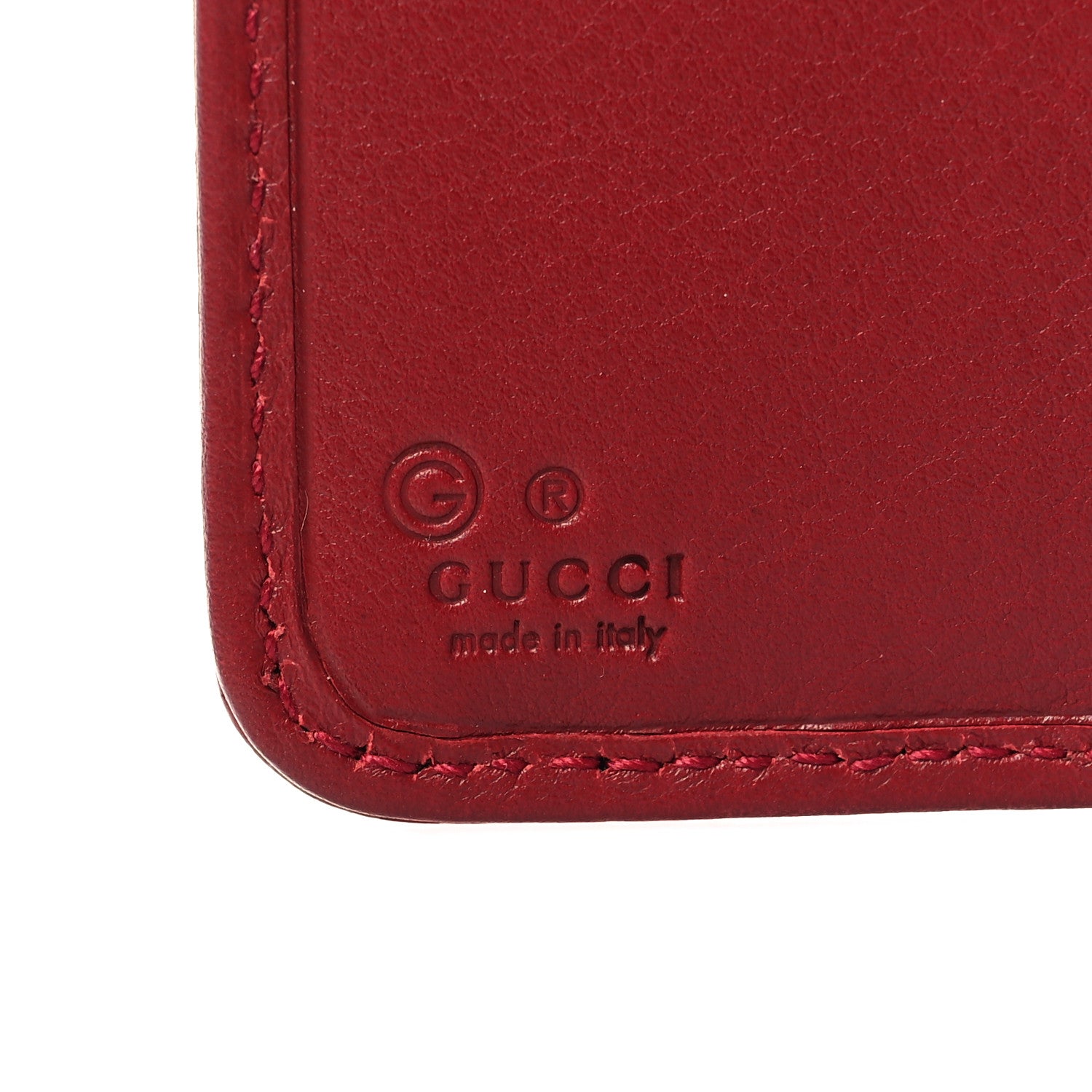 Gucci Soft Microssima Continental Zip Wallet Red 7 of 9
