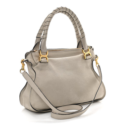 Chloe Calfskin Medium Marcie Satchel Dove 3 of 14