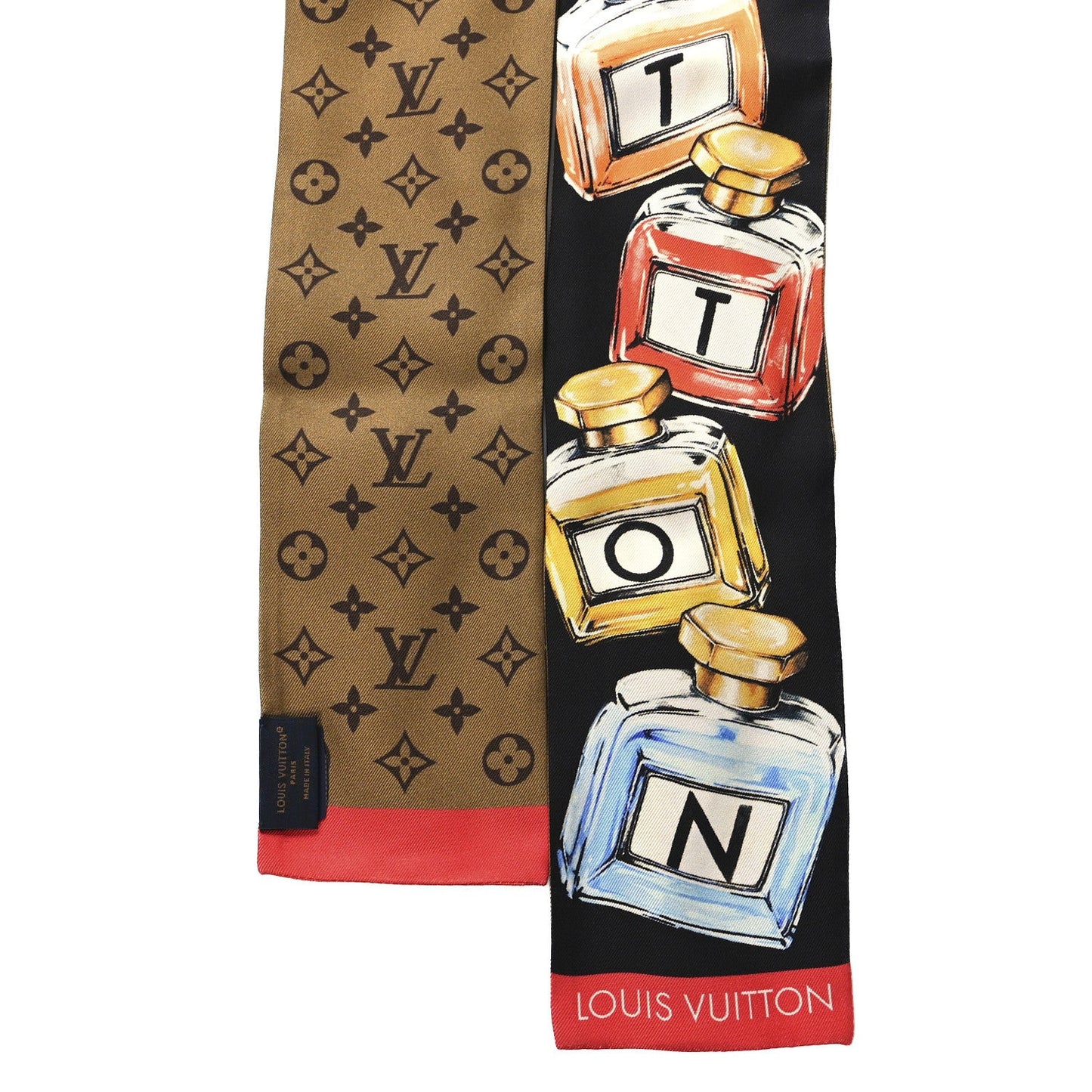 Silk Monogram LV Essence Bandeau Black