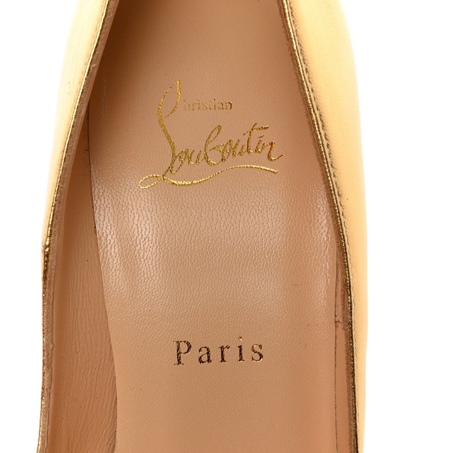 Metallic Calfskin So Kate 120 Pumps 39.5 Gold