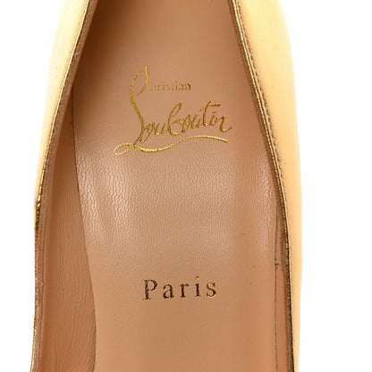 Christian Louboutin Metallic Calfskin So Kate 120 Pumps 39.5 Gold 6 of 10