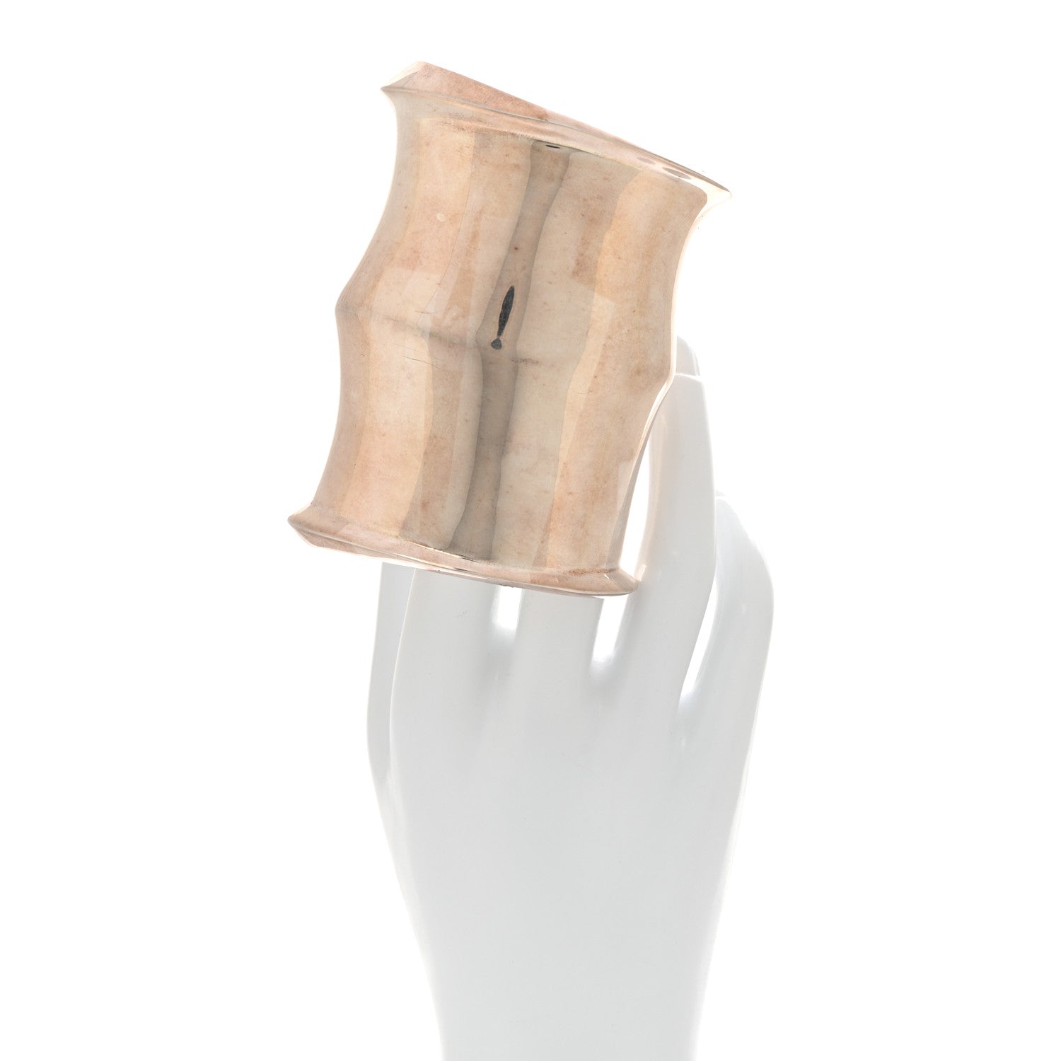 Saint Laurent Brass Cuff Bracelet S Brass 2 of 5