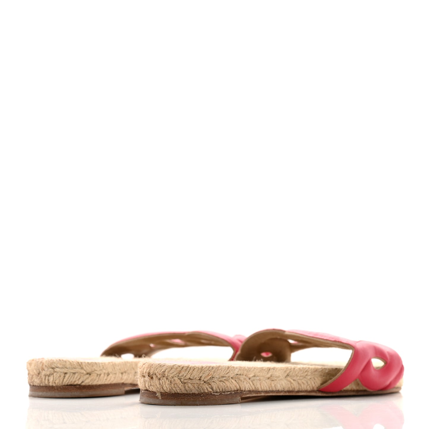 Nappa Famosa Espadrille Sandals 36 Rosa Framboise