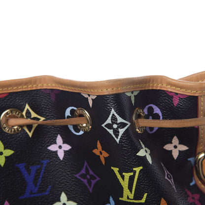 Louis Vuitton Monogram Multicolor Petit Noe Black 11 of 15