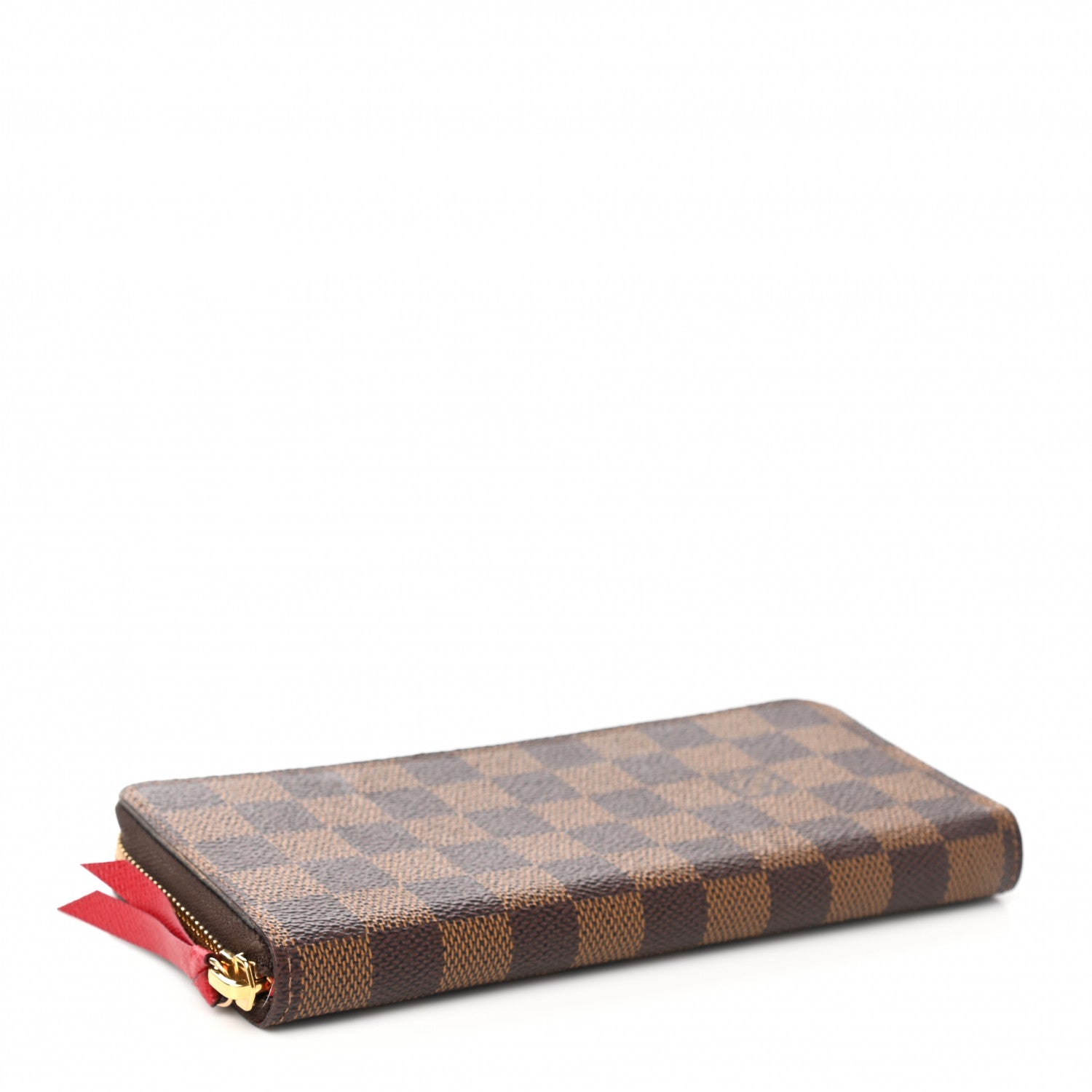 Louis Vuitton Damier Ebene Clemence Wallet Cherry 4 of 8