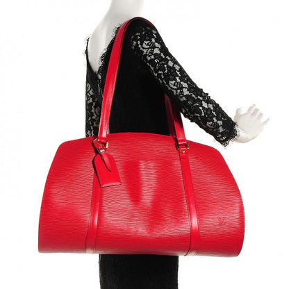 Louis Vuitton Epi Solferino 50 Castillan Red 2 of 16