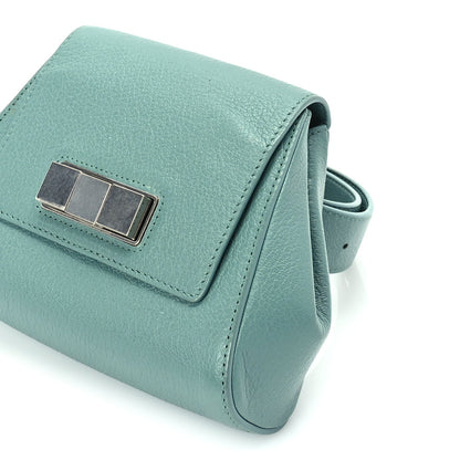 Bottega Veneta Grained Calfskin Geometric Belt Bag Storm 8 of 8