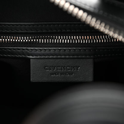 Givenchy Waxed Calfskin Small Nightingale Logo Strap Black 6 of 10